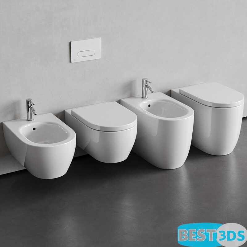 Élément de salle de bain-Blend Curve WC & Bidet