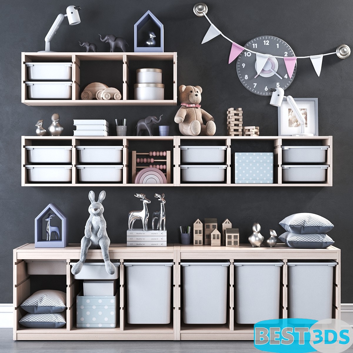 Pack model 3D- Equipement D'enfant – Image 77