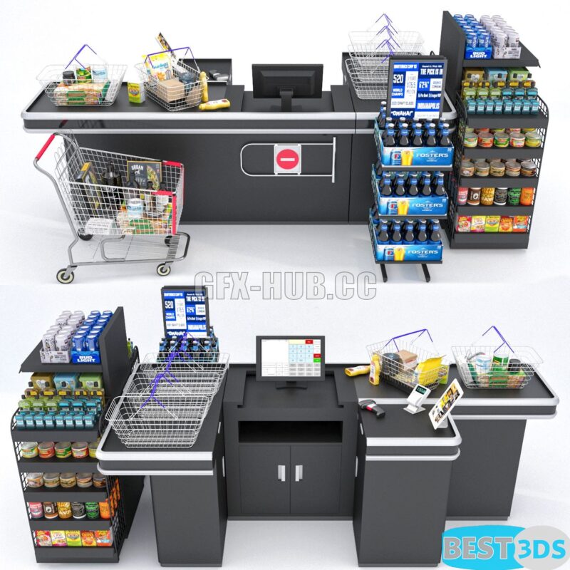 Comptoir de caisse JC