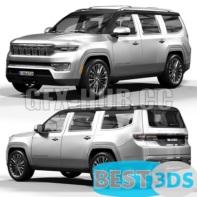 JEEP Grand Wagnoeer 3D Model