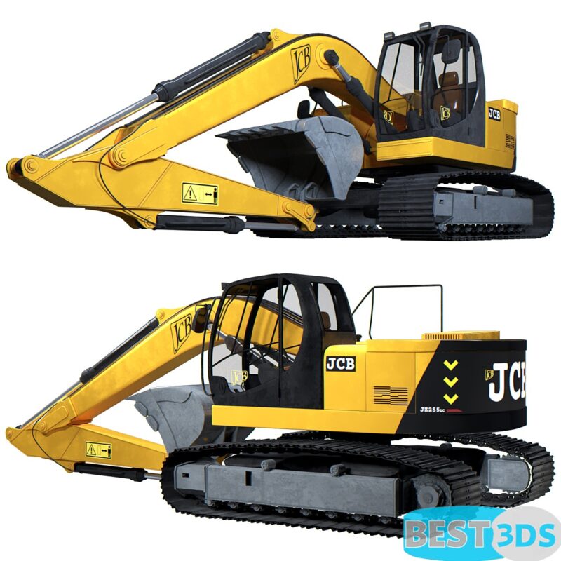 Jcb Excavator 3D Model