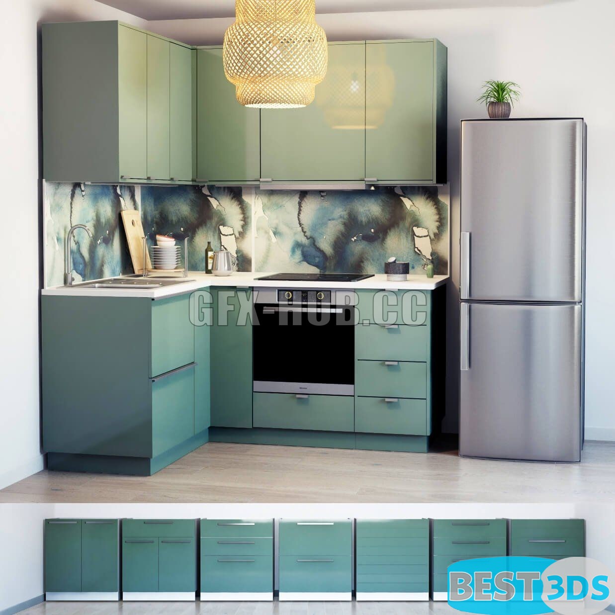 Pack model 3D- Cuisine – Image 12