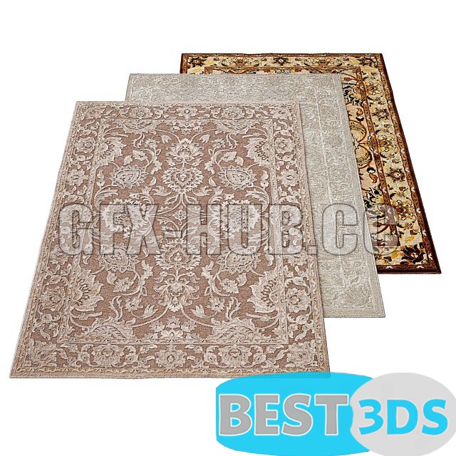 Tapis uni kaki