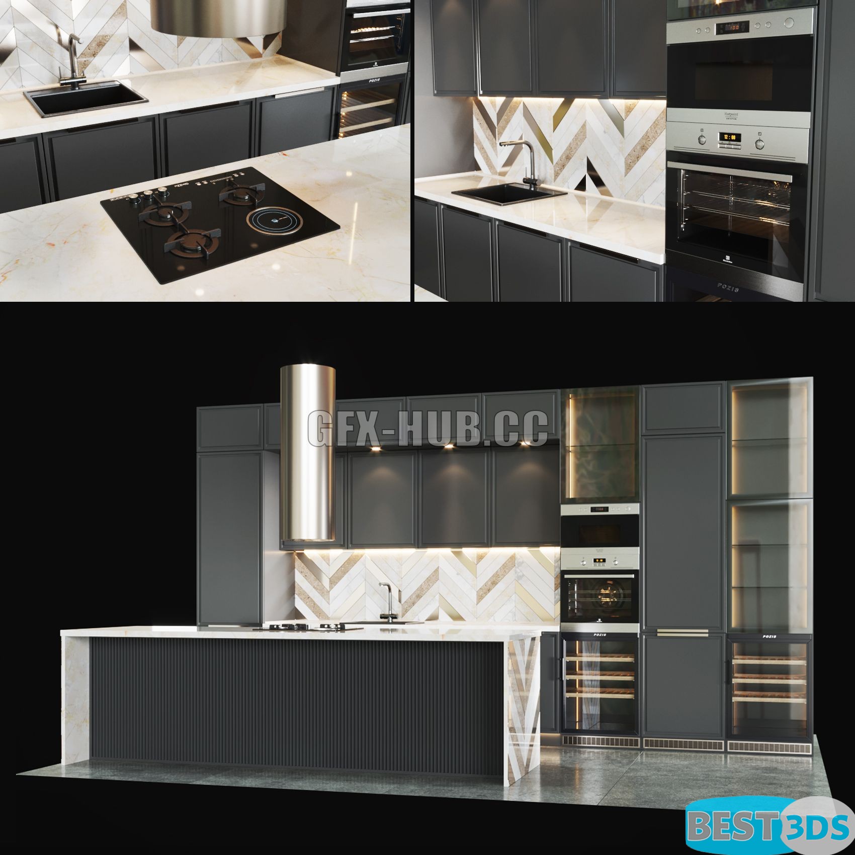 Pack model 3D- Cuisine – Image 35