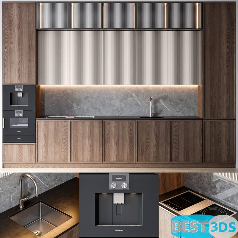 Cuisine 67 en bois