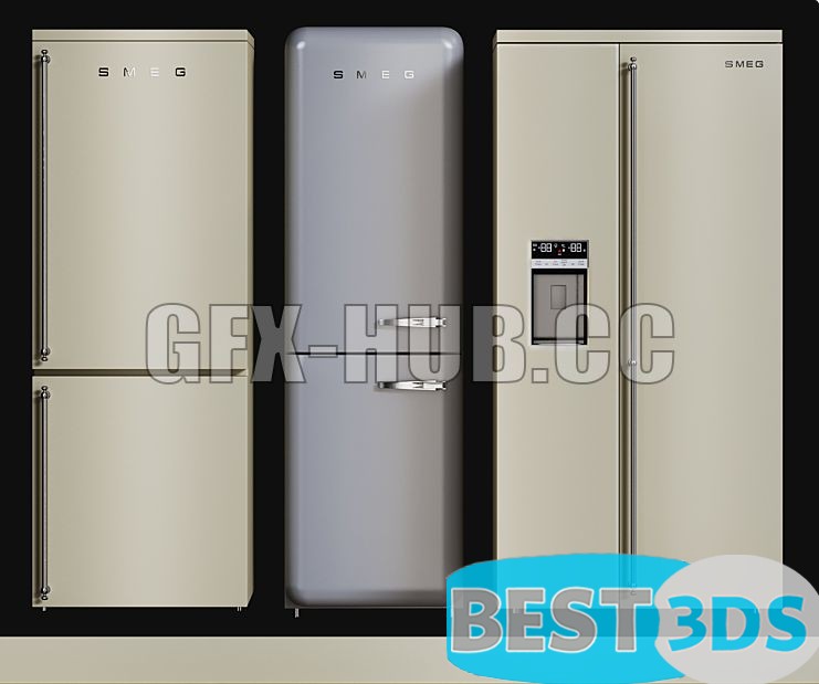 Cuisine Appareils Fridges Set 2