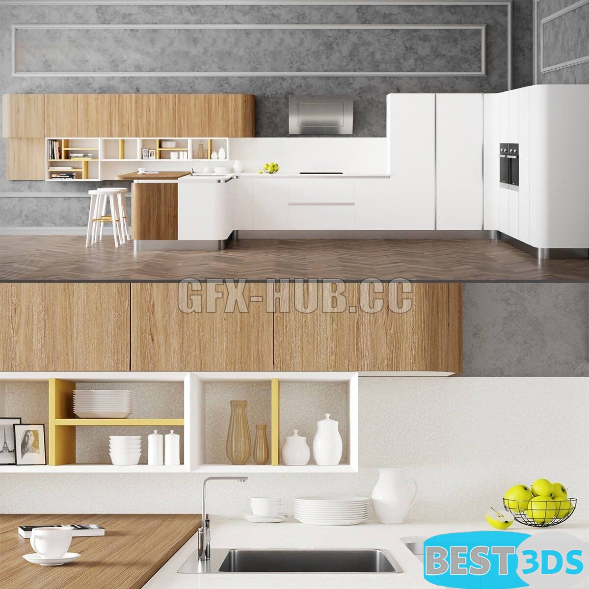 Pack model 3D- Cuisine – Image 54