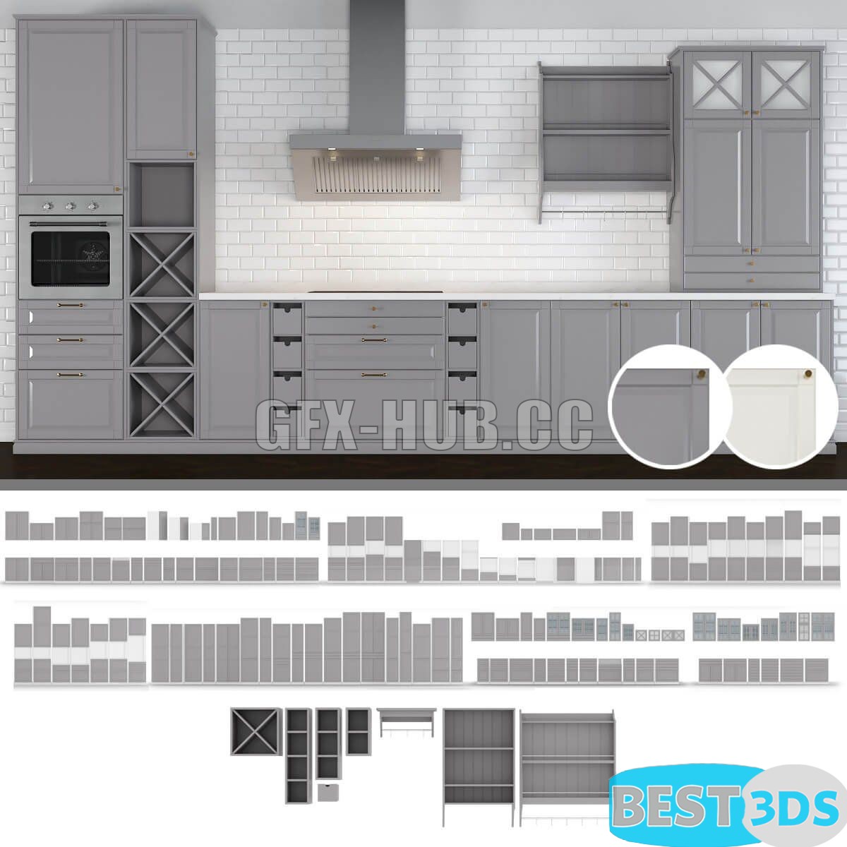 Pack model 3D- Cuisine – Image 70