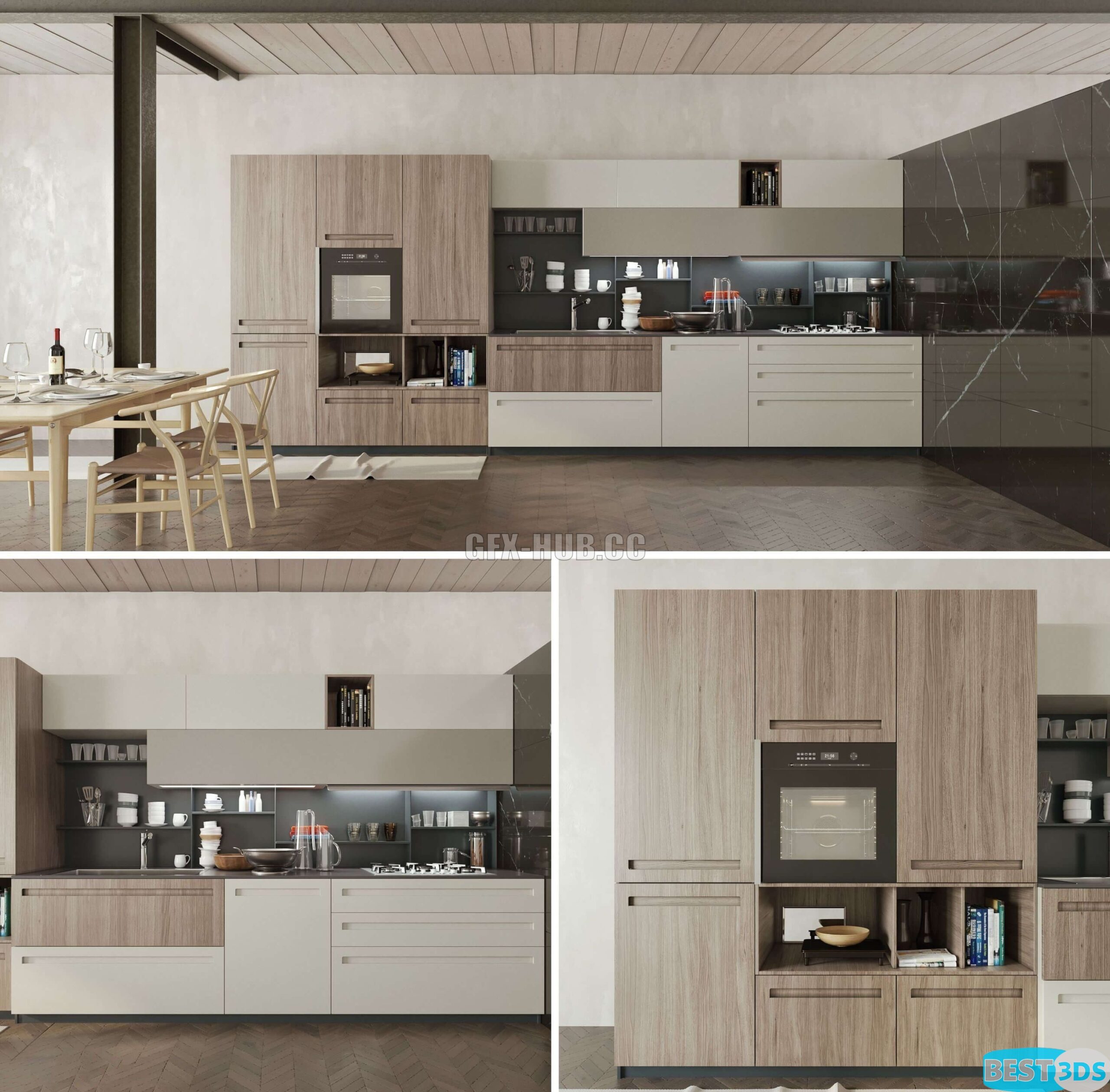 Pack model 3D- Cuisine – Image 77