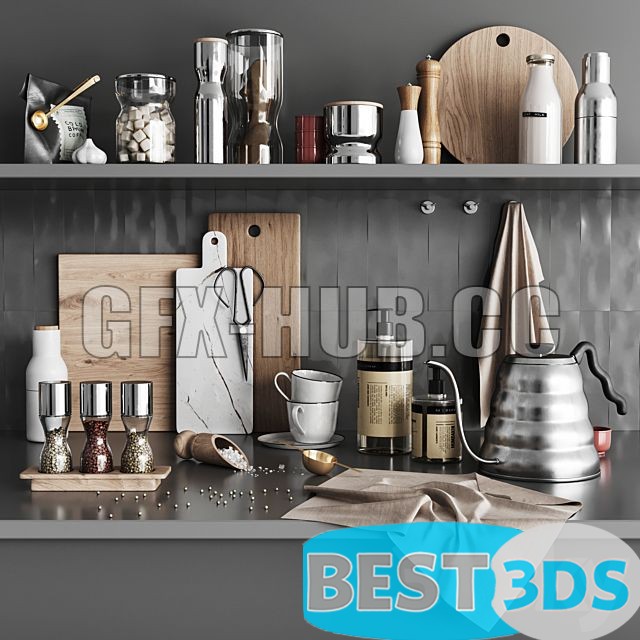 Pack model 3D- Accessoires de Cuisine – Image 44