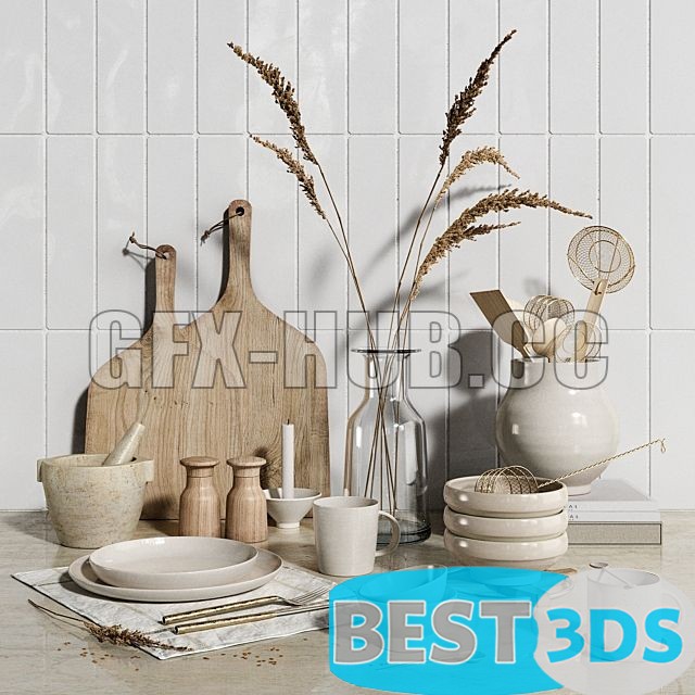 Pack model 3D- Accessoires de Cuisine – Image 46