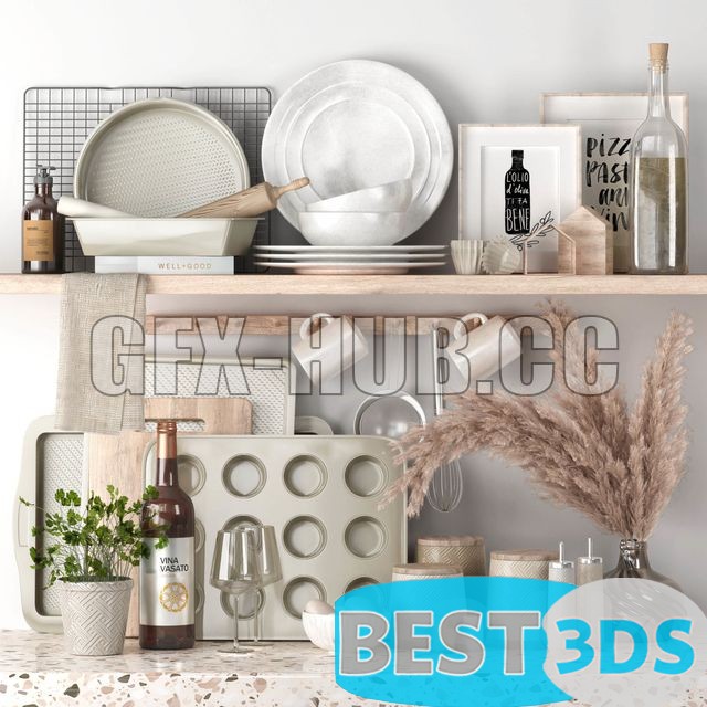Pack model 3D- Accessoires de Cuisine – Image 49