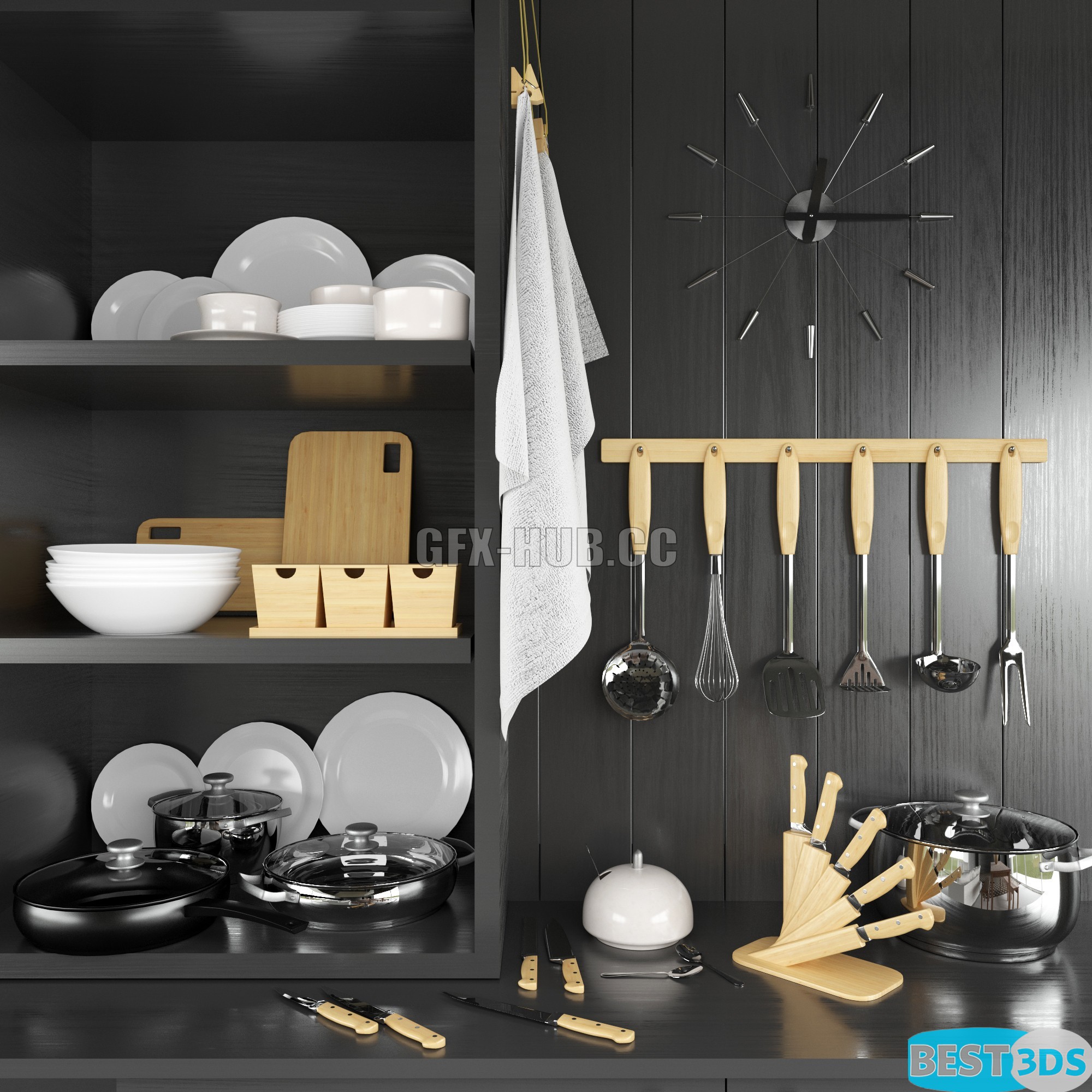 Pack model 3D- Accessoires de Cuisine – Image 48