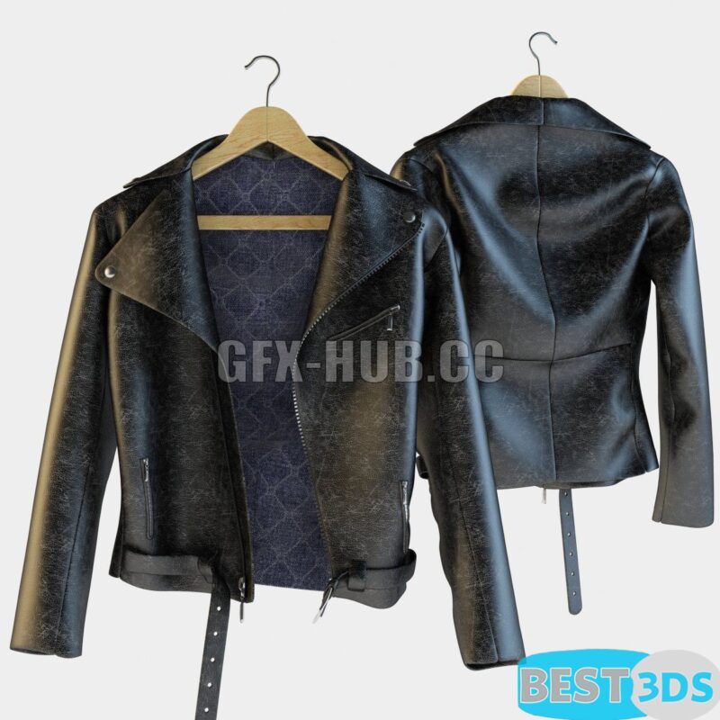 Veste en cuir moderne