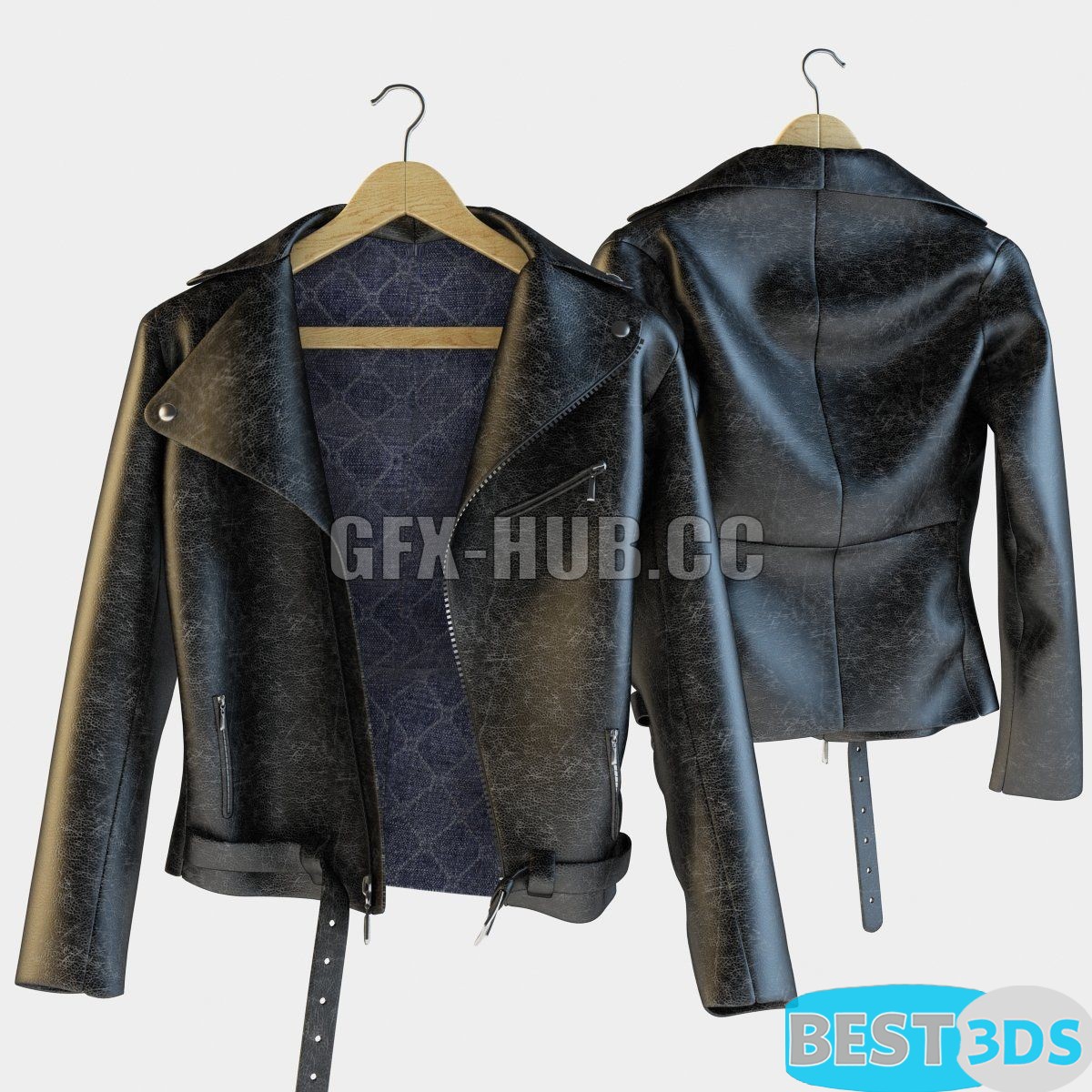 Veste en cuir moderne
