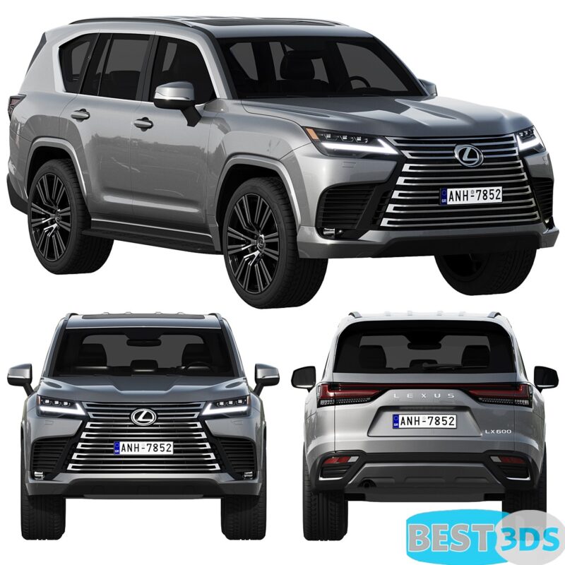 Lexus LX600 2022 3D Model