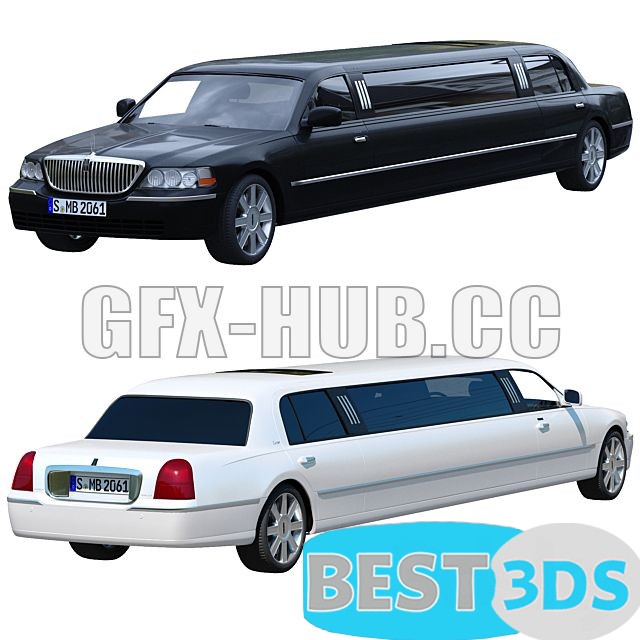 Limousine 3D Model