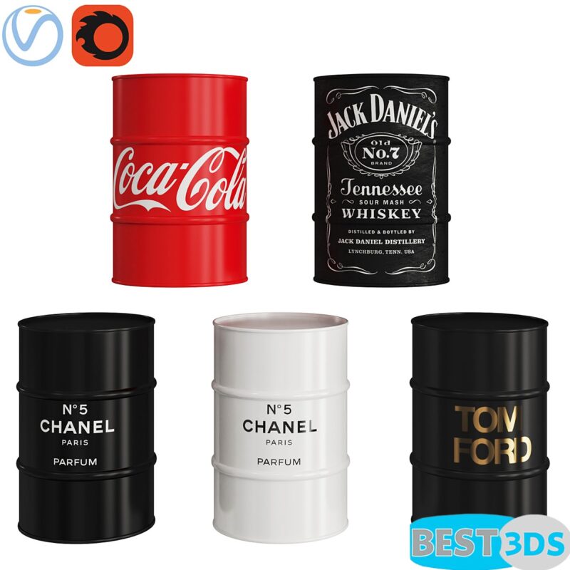 Modèle 3D de Loft Barrels