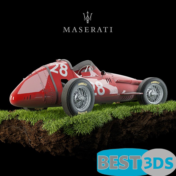 Maserati 250F 3D Model