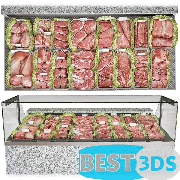 Vitrine à viande