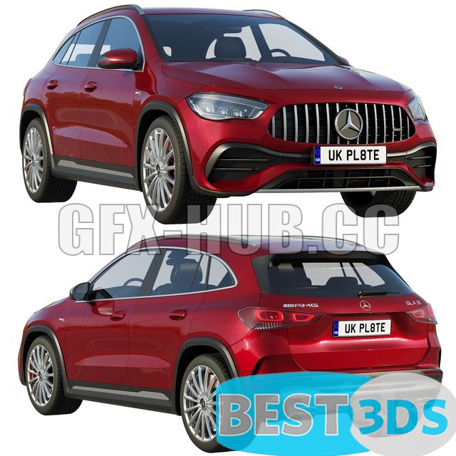Mercedes AMG GLA 35 4MATIC 2020 3D Model