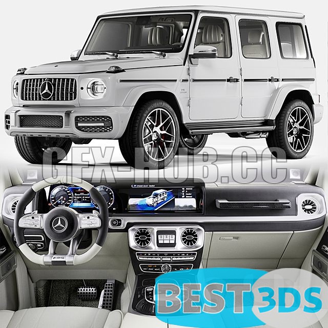 Mercedes Benz G63 AMG 1 3D Model