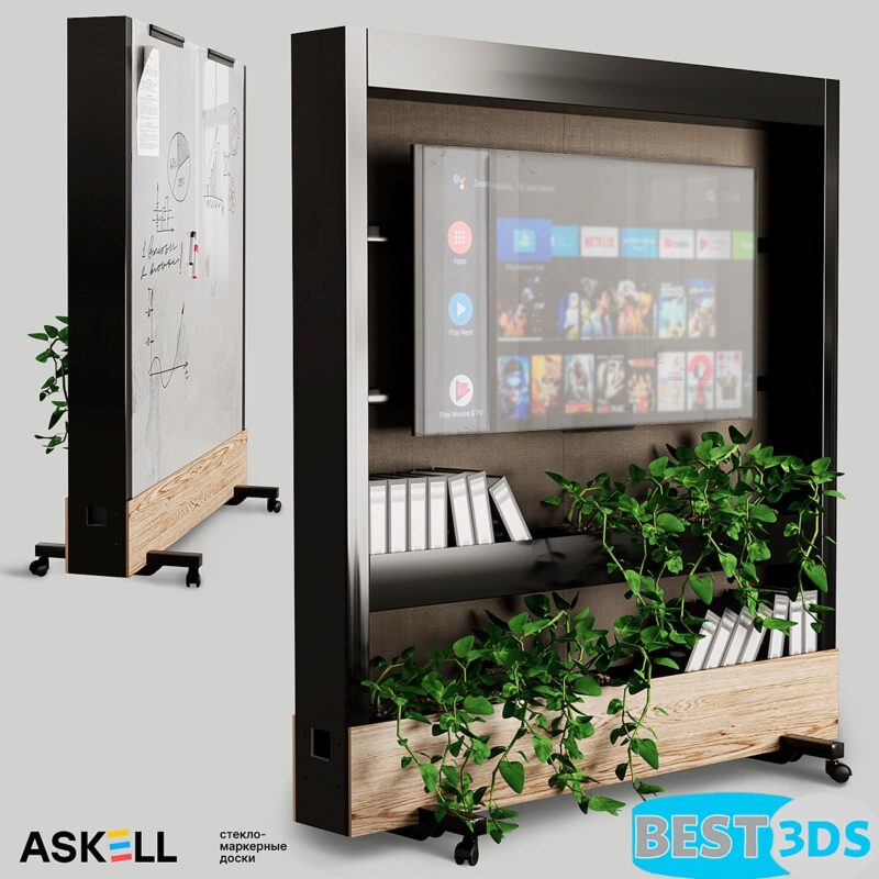 Modèle 3D de Mobile wall MARS