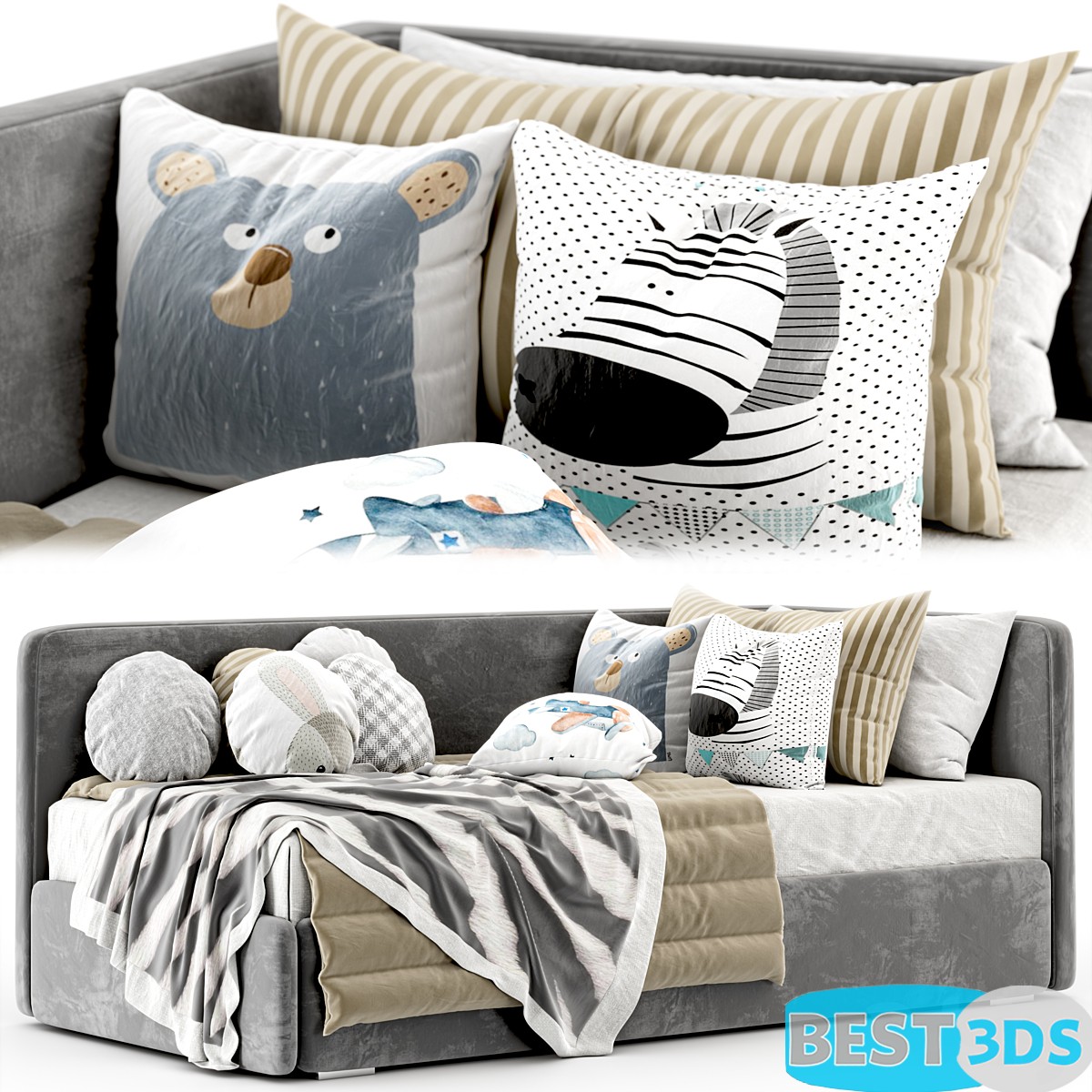 Pack model 3D- Chambre D'enfant – Image 32