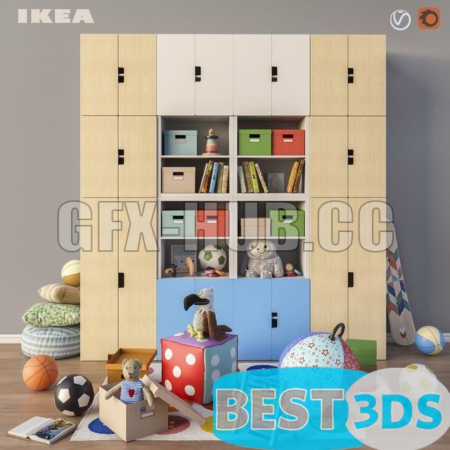 Pack model 3D- Equipement D'enfant – Image 65