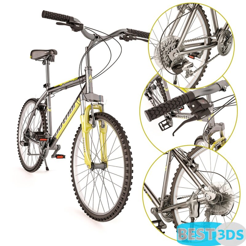 Mountain Bike 3D Model
