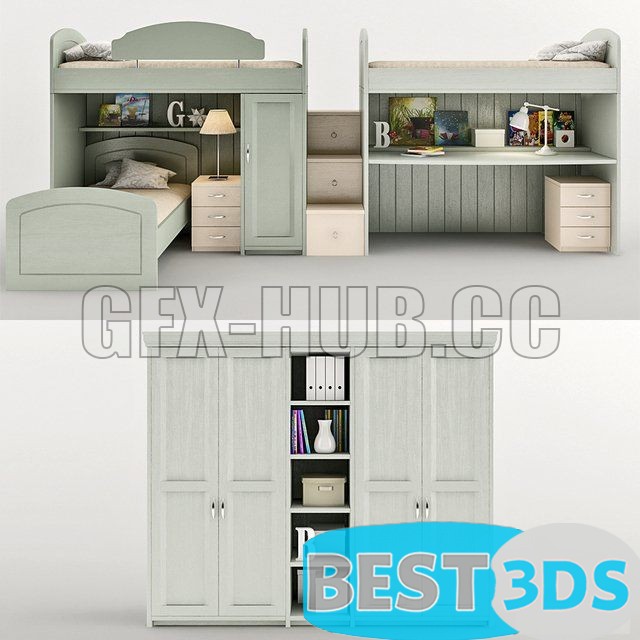 Pack model 3D- Chambre D'enfant – Image 35