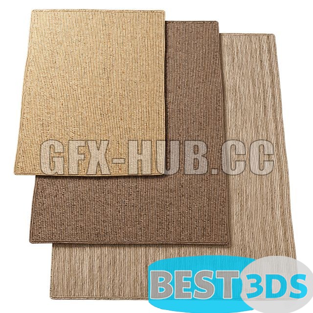 Tapis en jute tressé