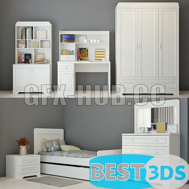 Pack model 3D- Chambre D'enfant – Image 33