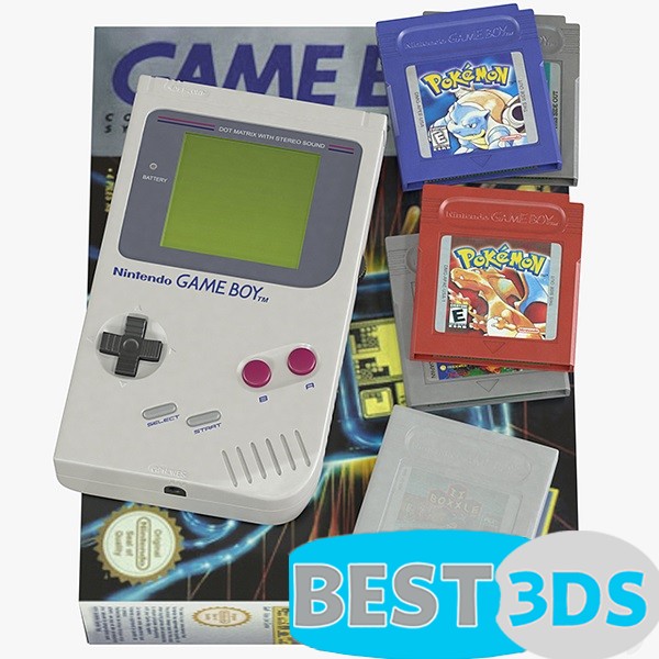 Modèle 3D de Nintendo Game Boy