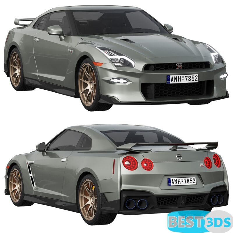 Nissan GT-R 2024 3D Model
