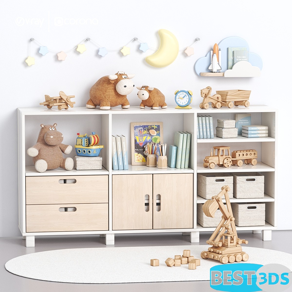 Pack model 3D- Equipement D'enfant – Image 53