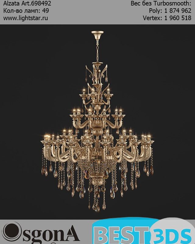 Chandelier Osogna Alzata 698492