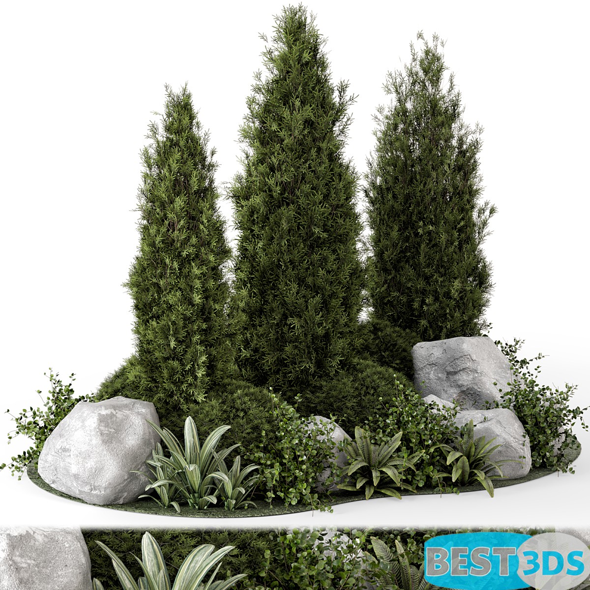 Pack model 3D- Buisson – Image 31