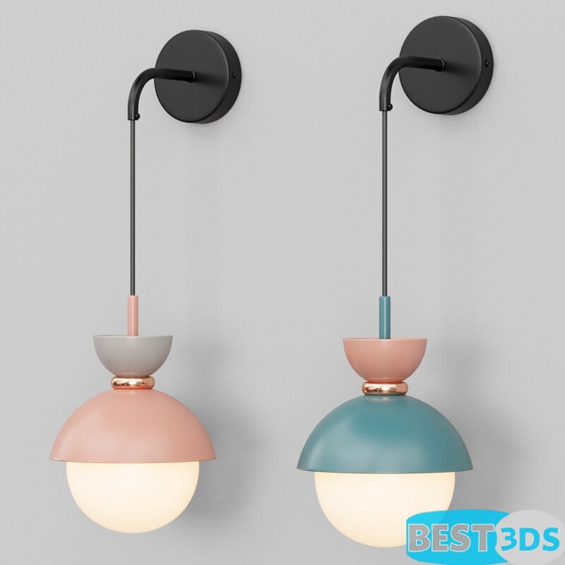 Applique murale – POMPON WALL Lamptaron