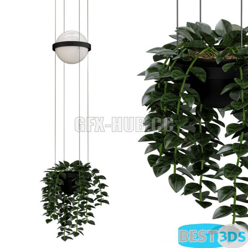 Modèle 3D de Pendant lamp PALMA VIBI