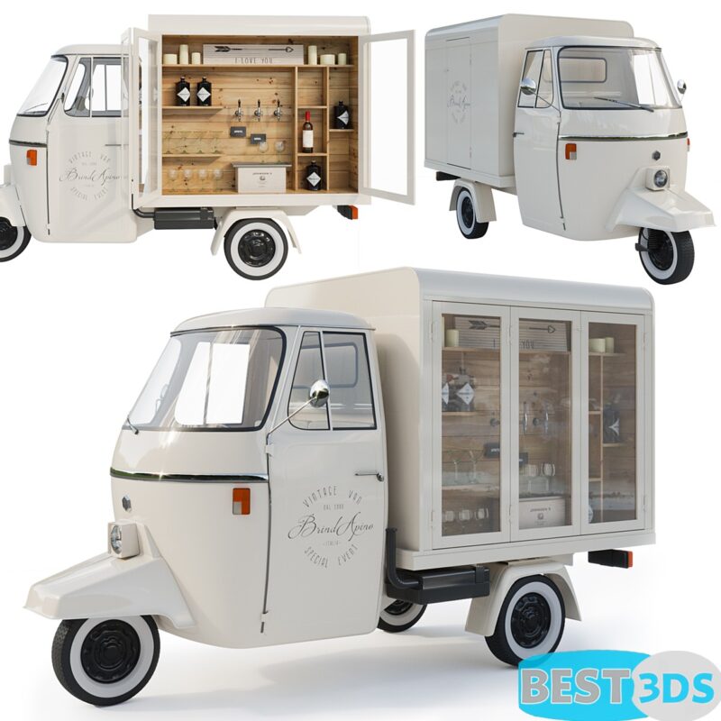 Piaggio P 501 3D Model
