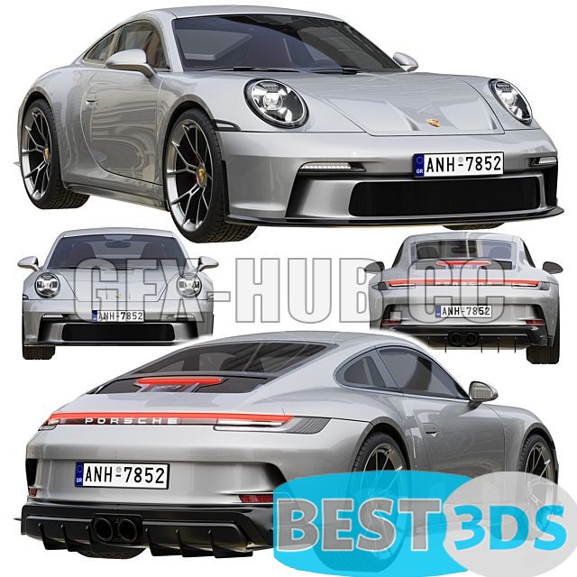 Porsche 911 GT3 Touring 3D Model