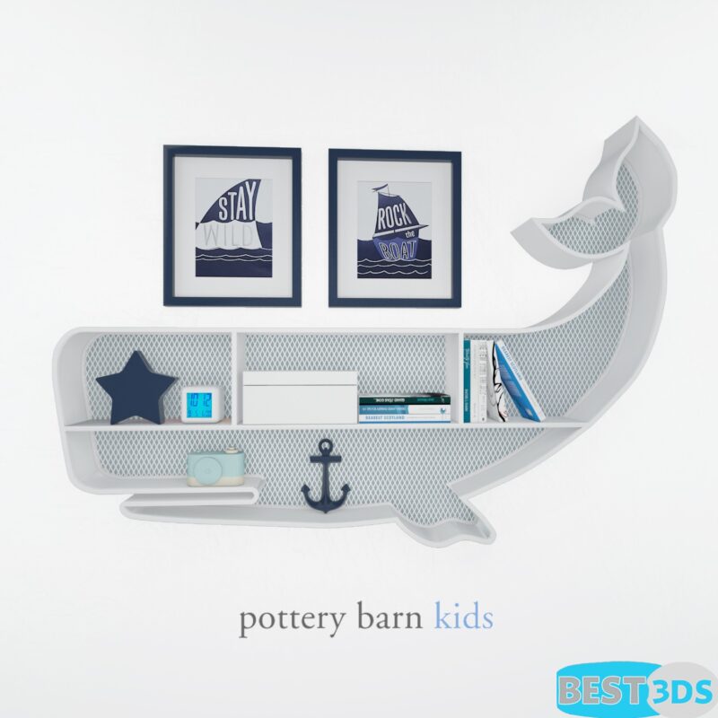 Étagère baleine Pottery Barn Kids