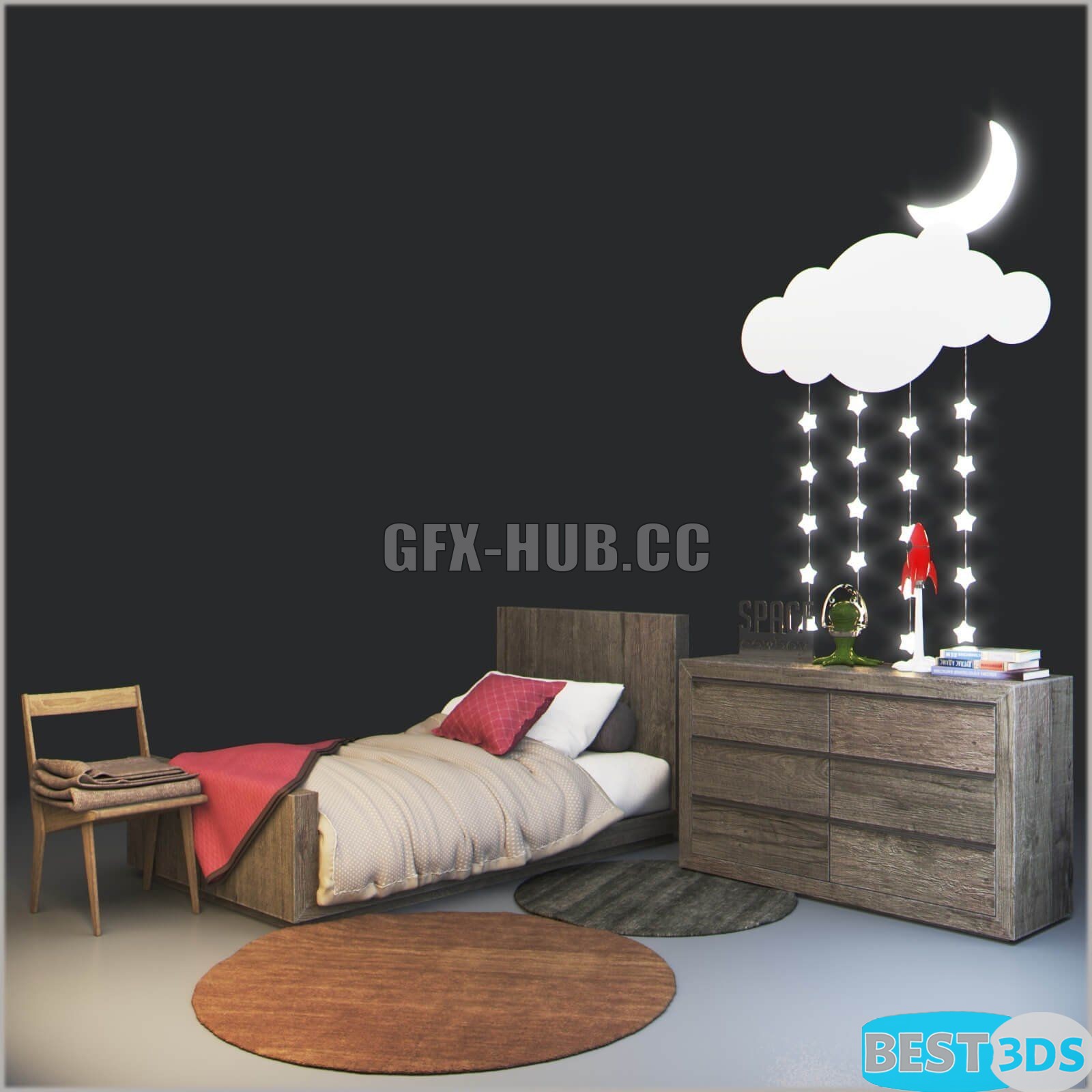 Pack model 3D- Chambre D'enfant – Image 19