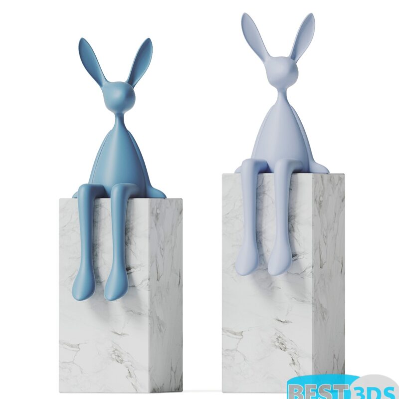 Sculpture lapin