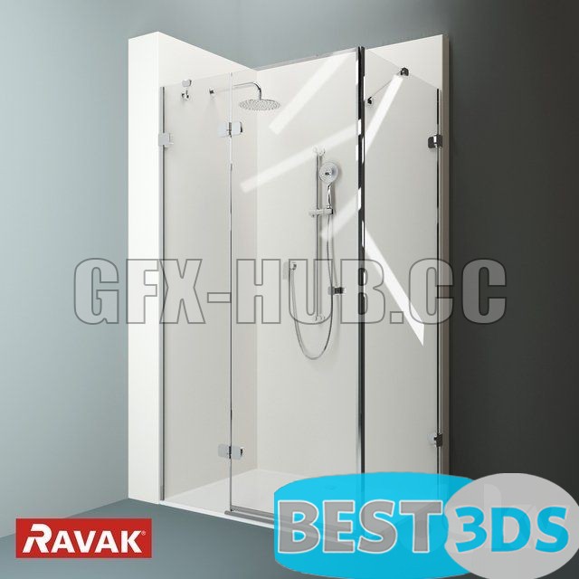 Cabine de douche Ravak Brilliant BSDPS
