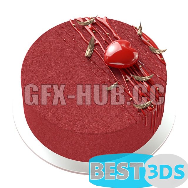 Gâteau rouge