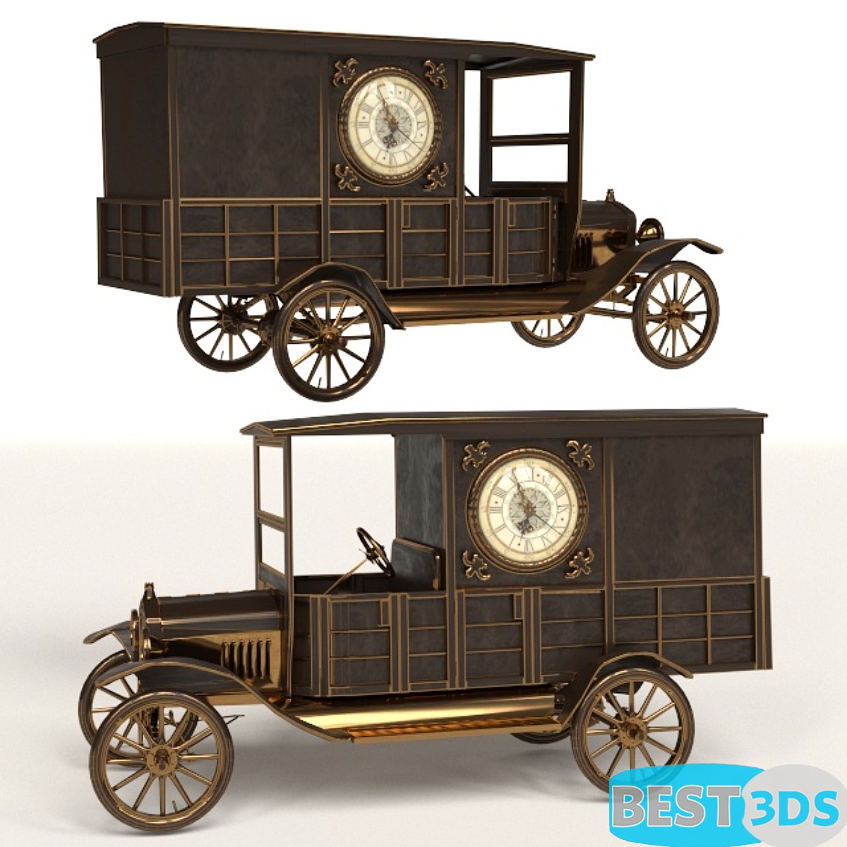car clock 3D Model
