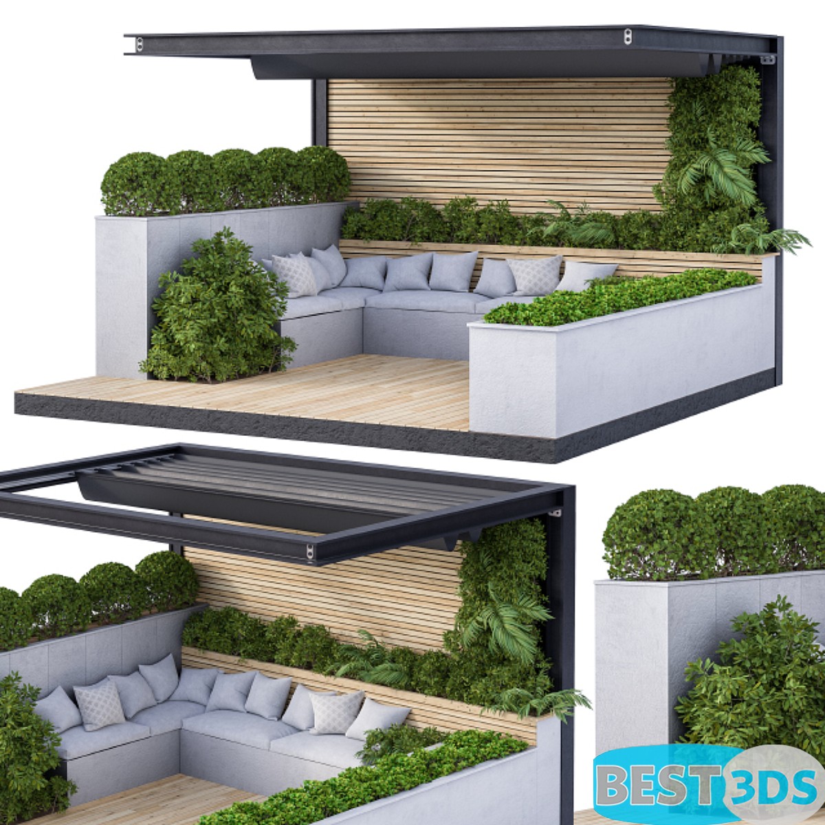 Pack model 3D- Buisson – Image 20