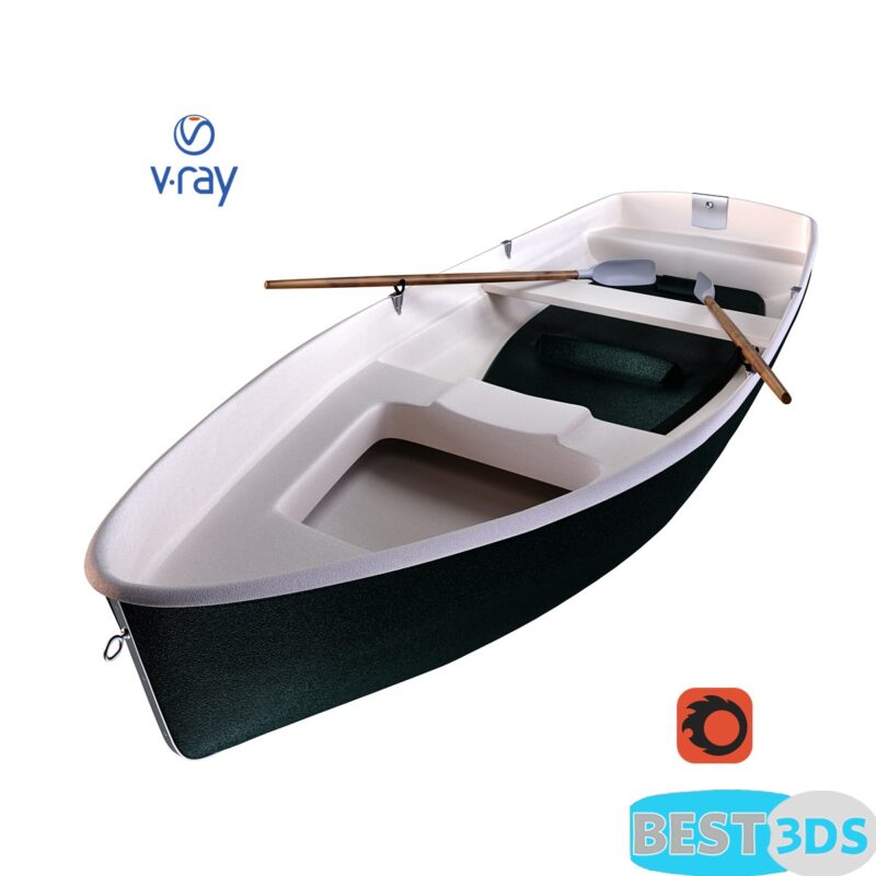 Rowing boat PELLA FJORD 3D Model